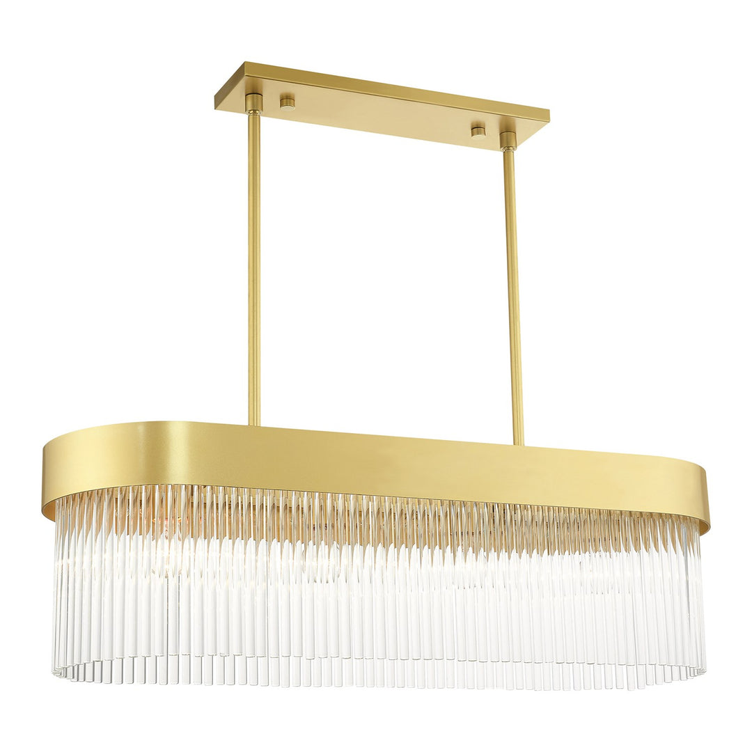 4 Light Soft Gold Chandelier