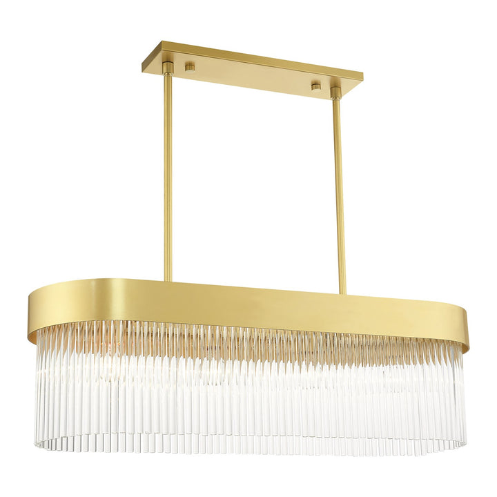 4 Light Soft Gold Chandelier