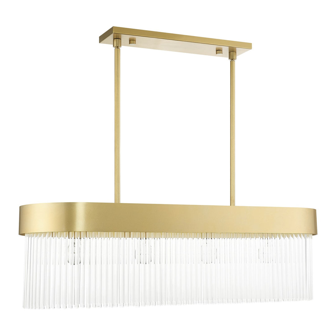 4 Light Soft Gold Chandelier