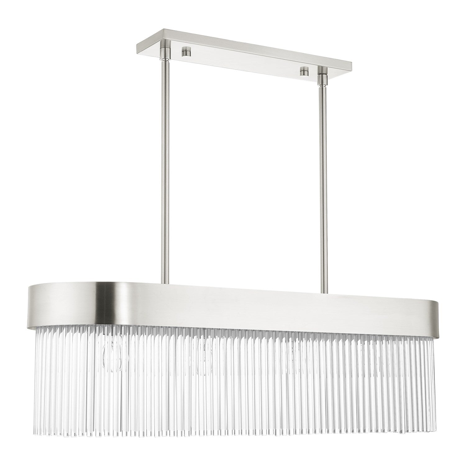 4 Light Brushed Nickel Chandelier