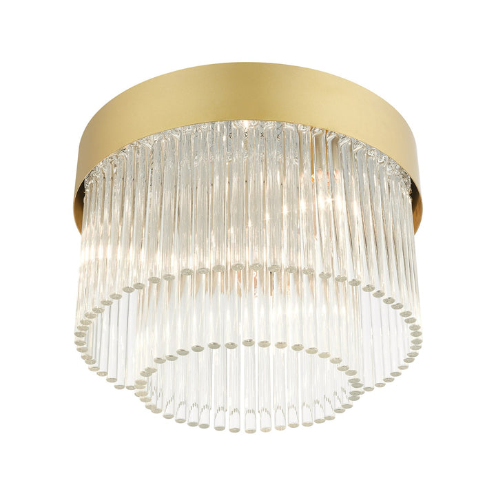 4 Light Soft Gold Flush Mount