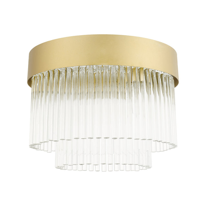 4 Light Soft Gold Flush Mount