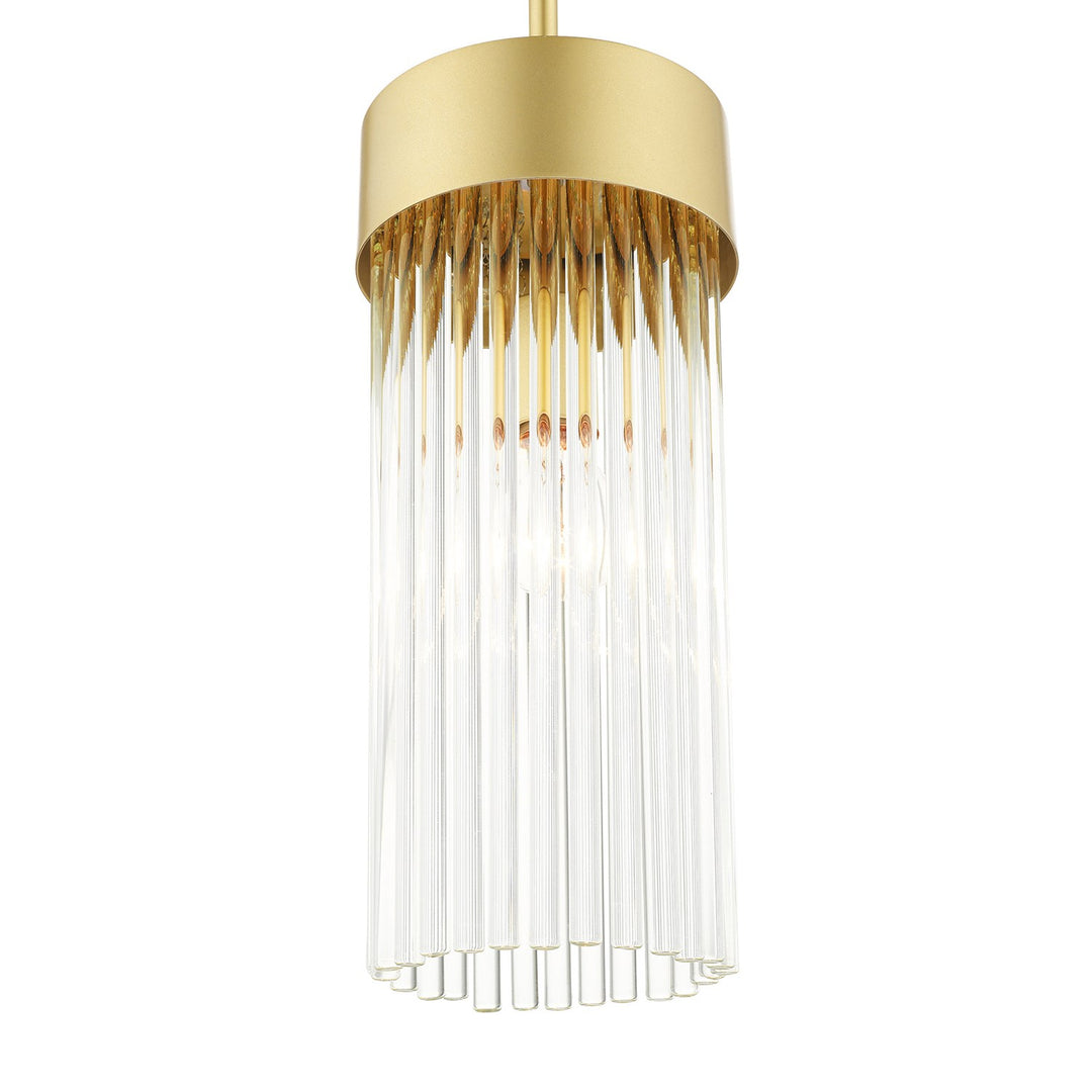 1 Light Soft Gold Chandelier
