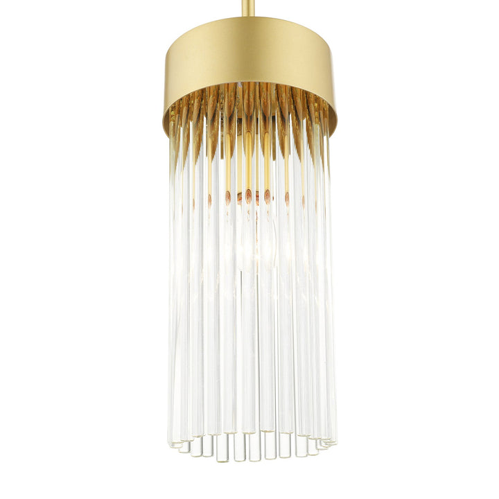 1 Light Soft Gold Chandelier