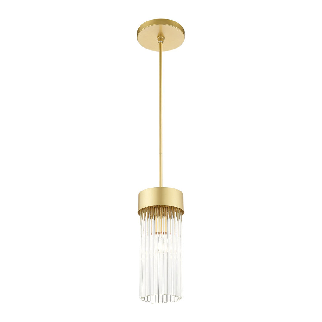 1 Light Soft Gold Chandelier