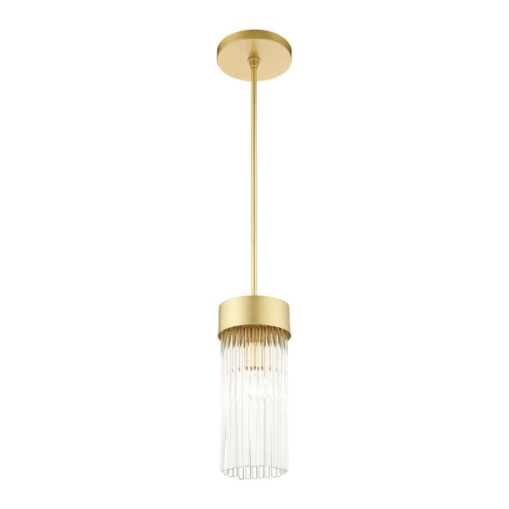 1 Light Soft Gold Chandelier