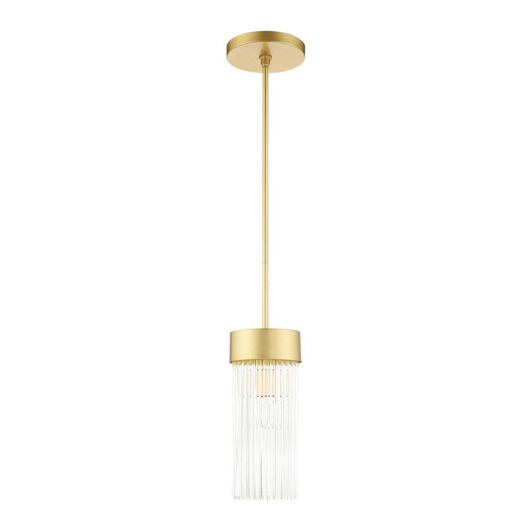 1 Light Soft Gold Chandelier