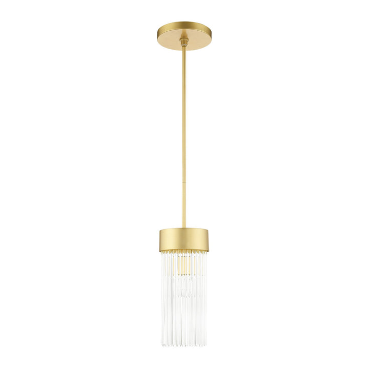 1 Light Soft Gold Chandelier