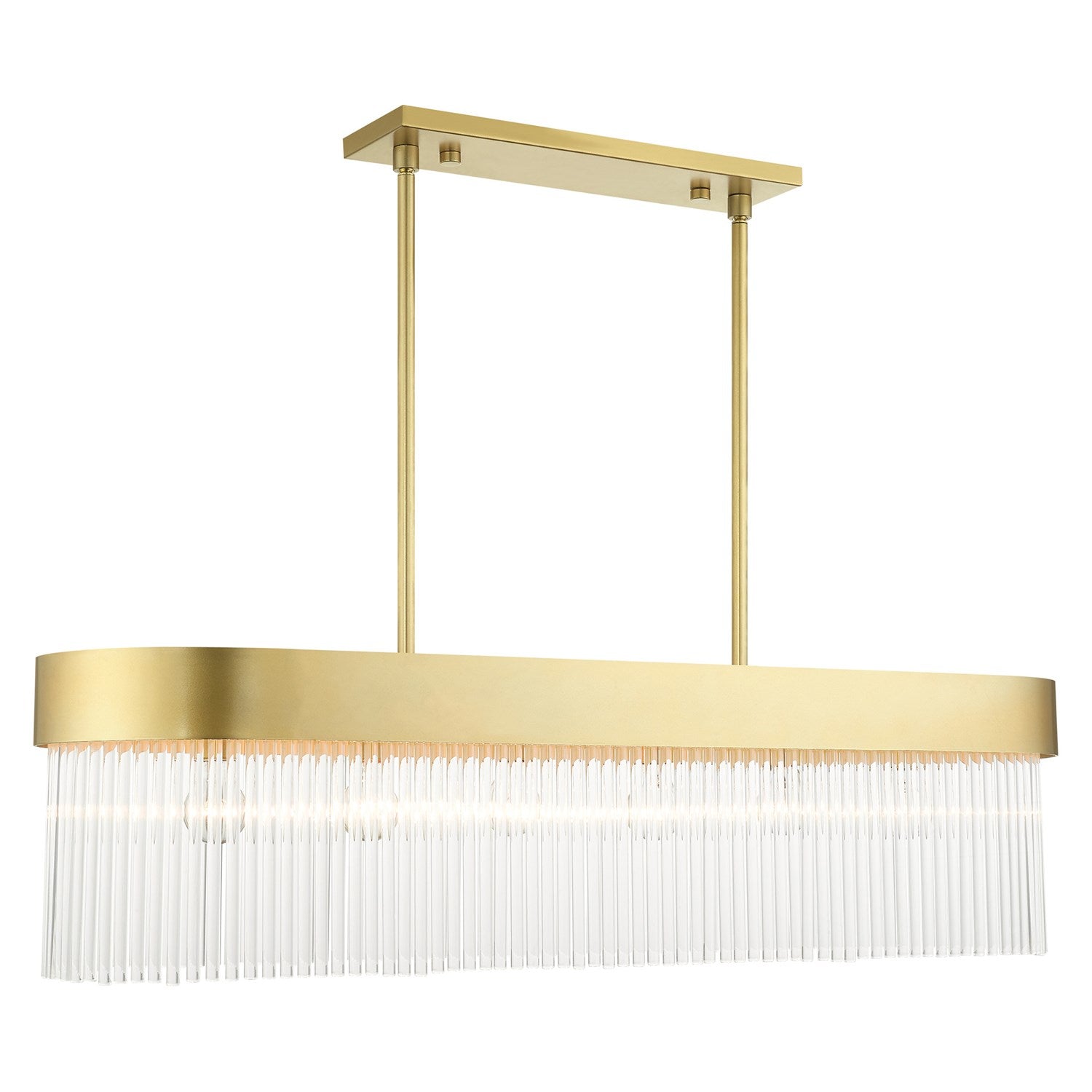 6 Light Soft Gold Chandelier by Livex Lighting