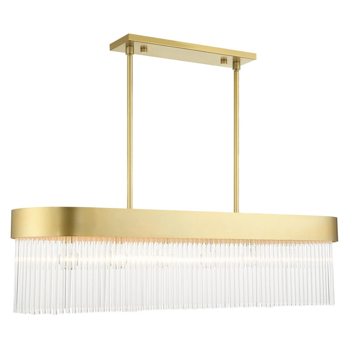 6 Light Soft Gold Chandelier by Livex Lighting