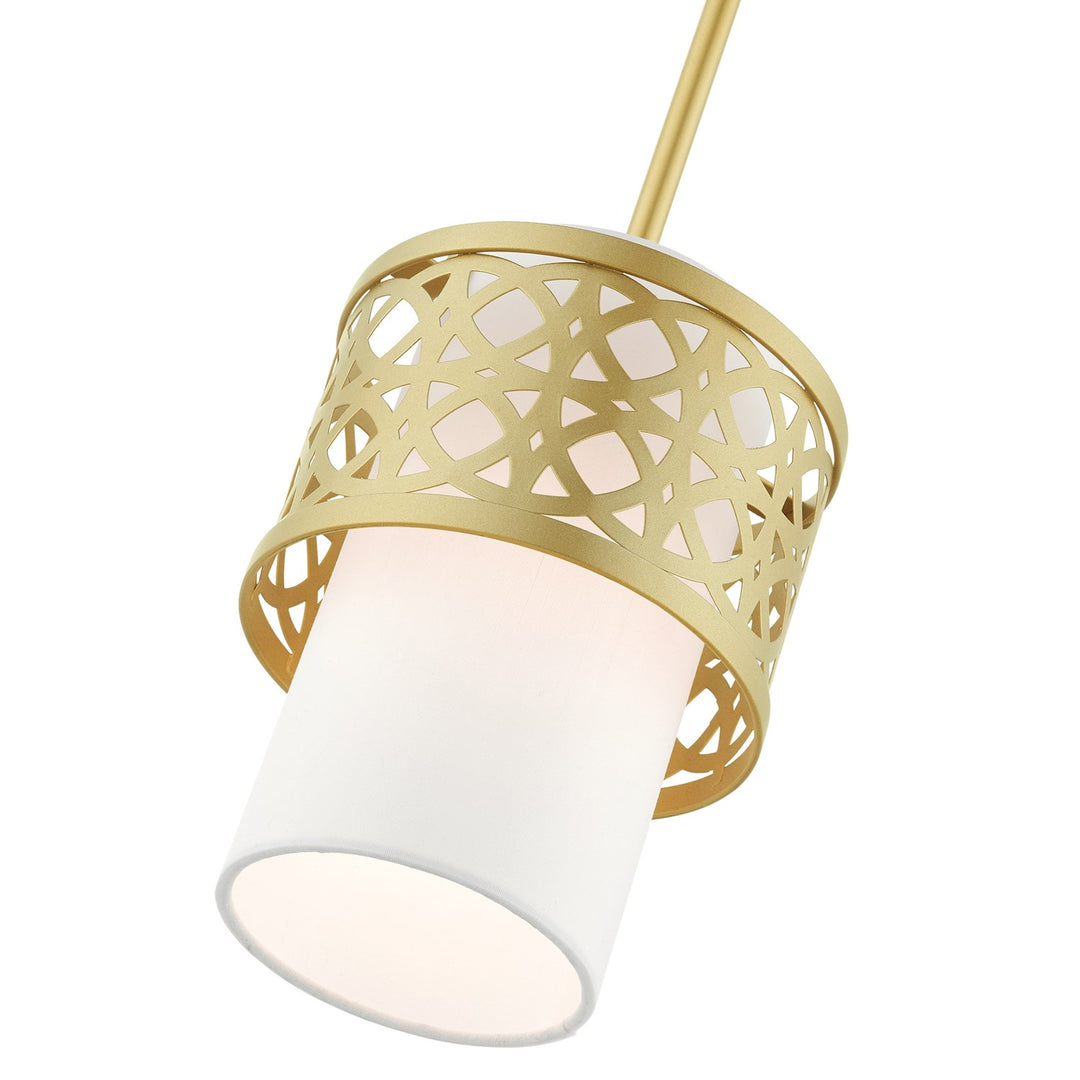 1 Light Soft Gold Single Pendant