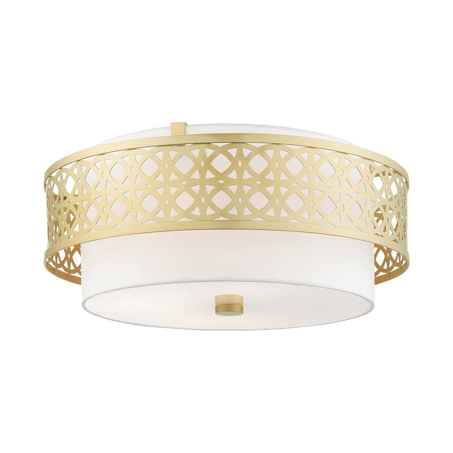 4 Light Soft Gold Semi Flush by Livex Lighting