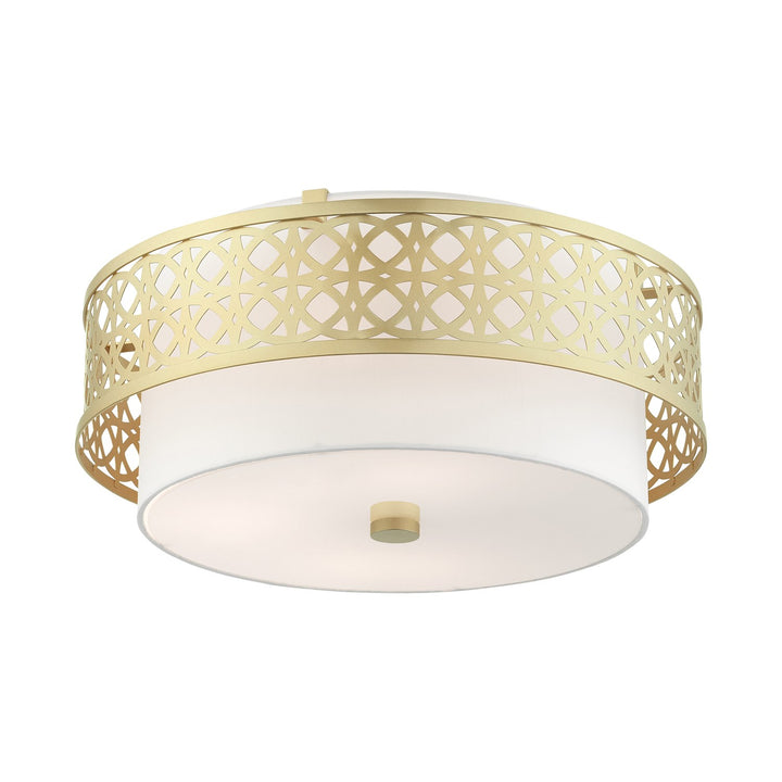 4 Light Soft Gold Semi Flush