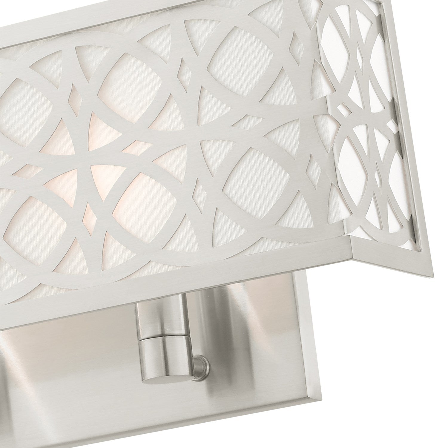 2 Light Brushed Nickel Ada Double Sconce
