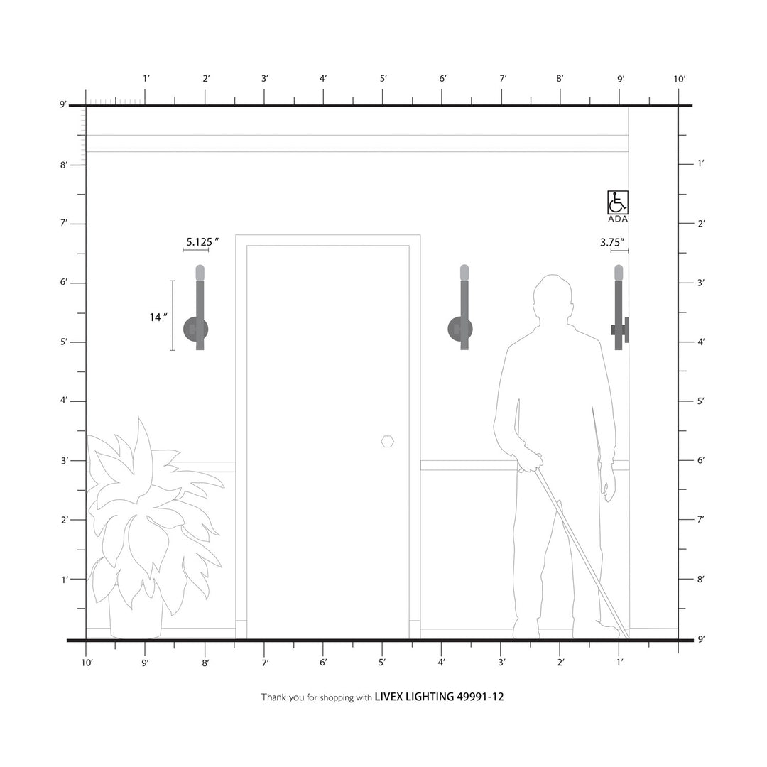 1 Light Satin Brass Ada Single Sconce