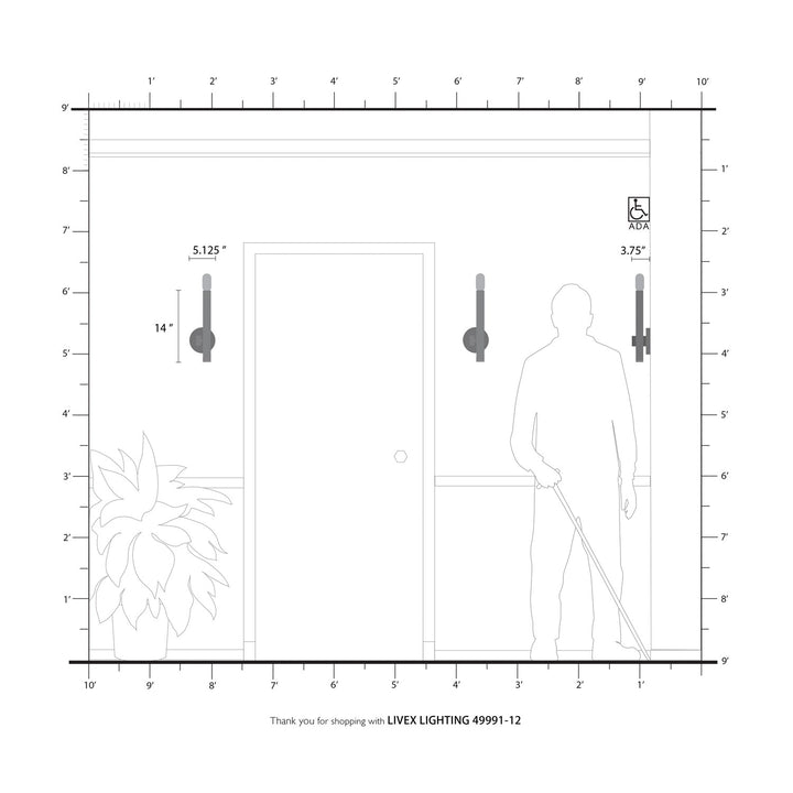 1 Light Satin Brass Ada Single Sconce