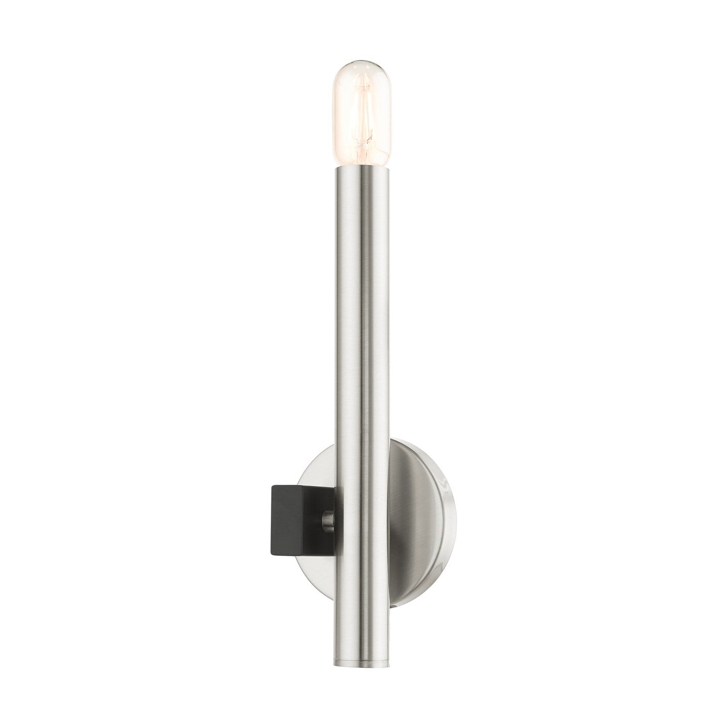1 Light Brushed Nickel Ada Single Sconce by Livex Lighting