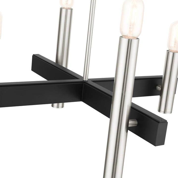4 Light Brushed Nickel Chandelier