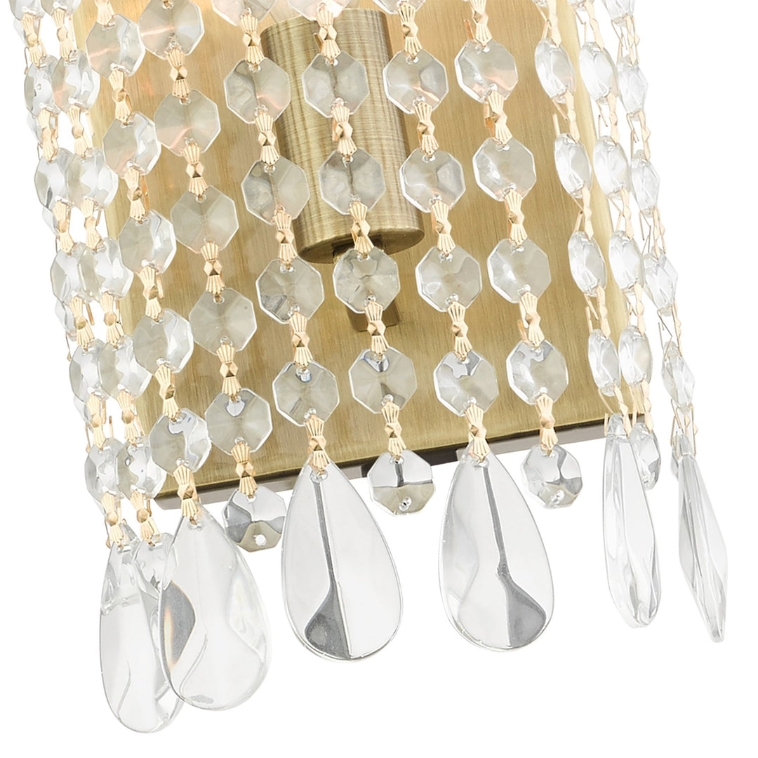 1 Light Antique Brass Ada Sconce