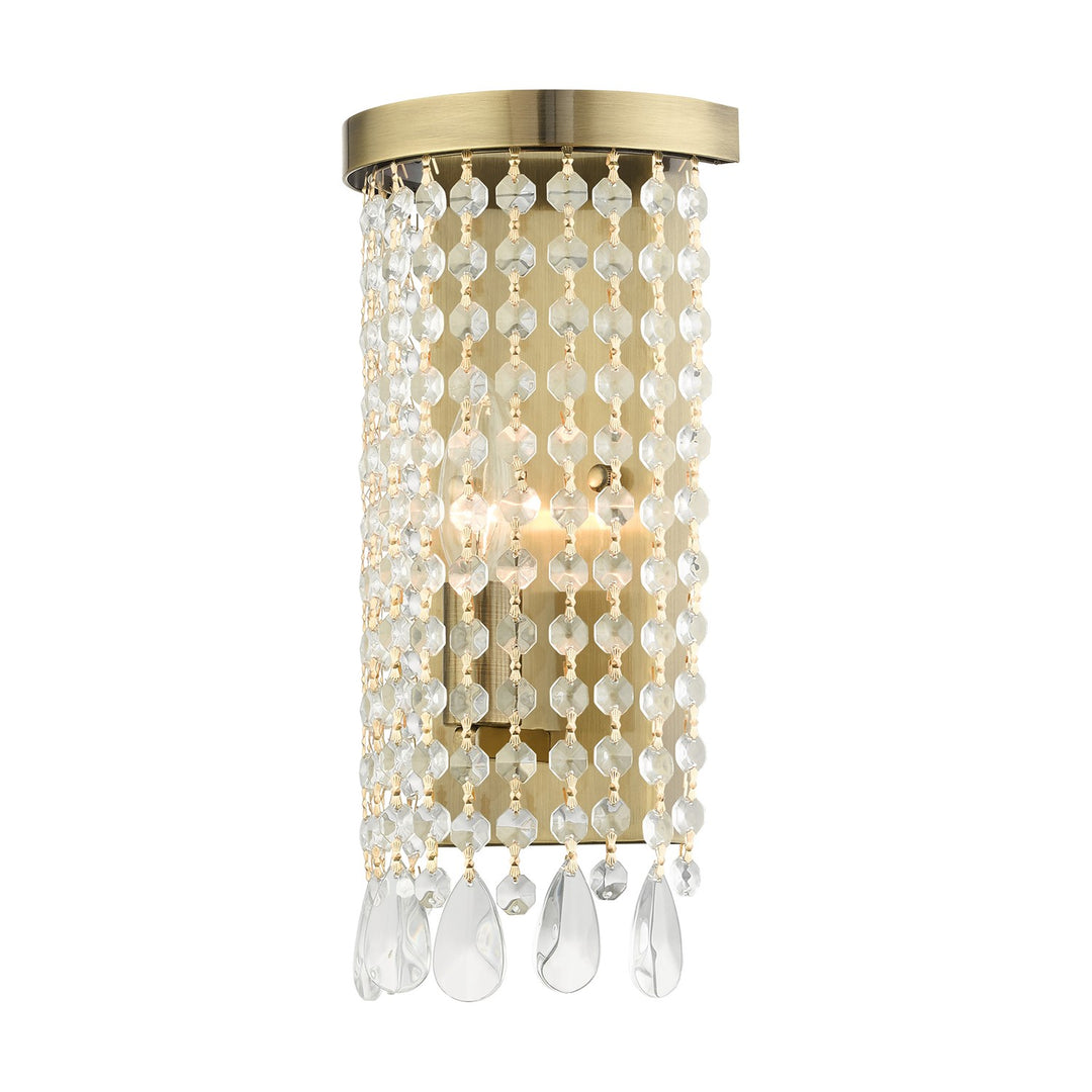 1 Light Antique Brass Ada Sconce