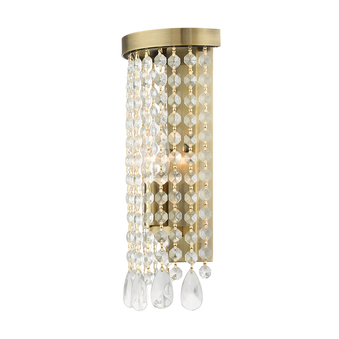 1 Light Antique Brass Ada Sconce