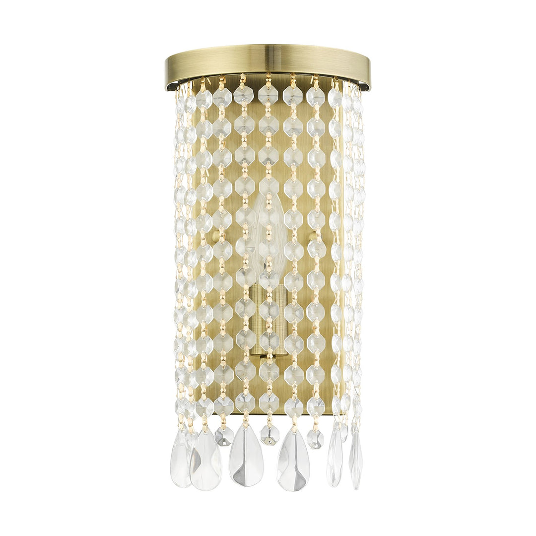 1 Light Antique Brass Ada Sconce