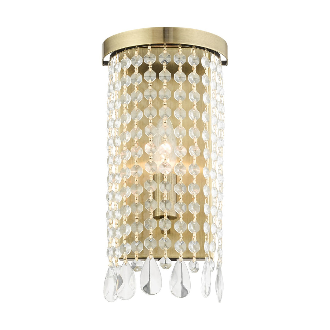 1 Light Antique Brass Ada Sconce
