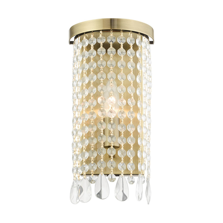 1 Light Antique Brass Ada Sconce