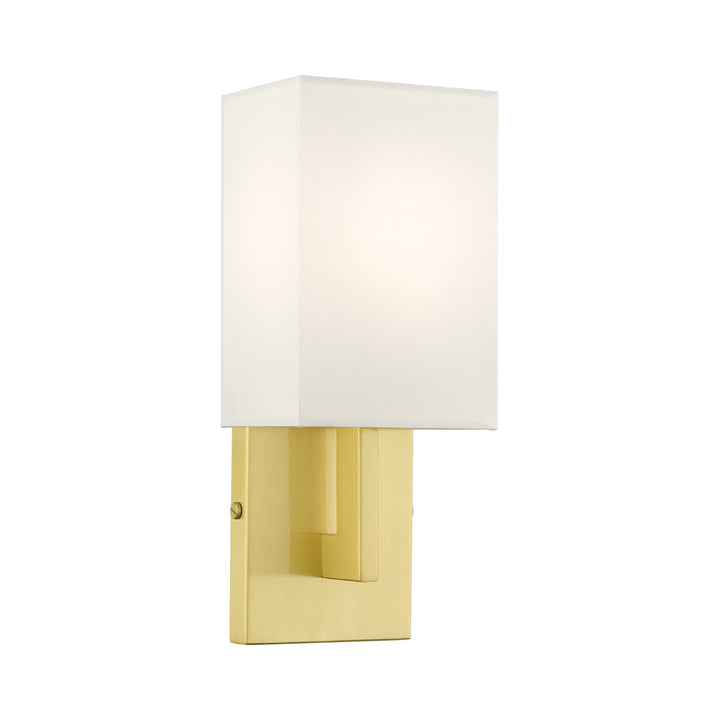 1 Light Satin Brass Ada Sconce by Livex Lighting