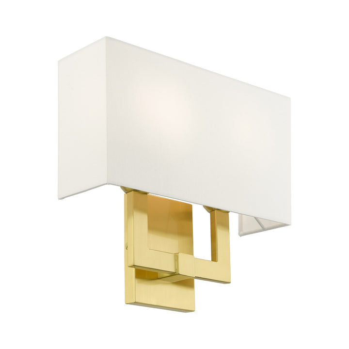 2 Light Satin Brass Ada Sconce