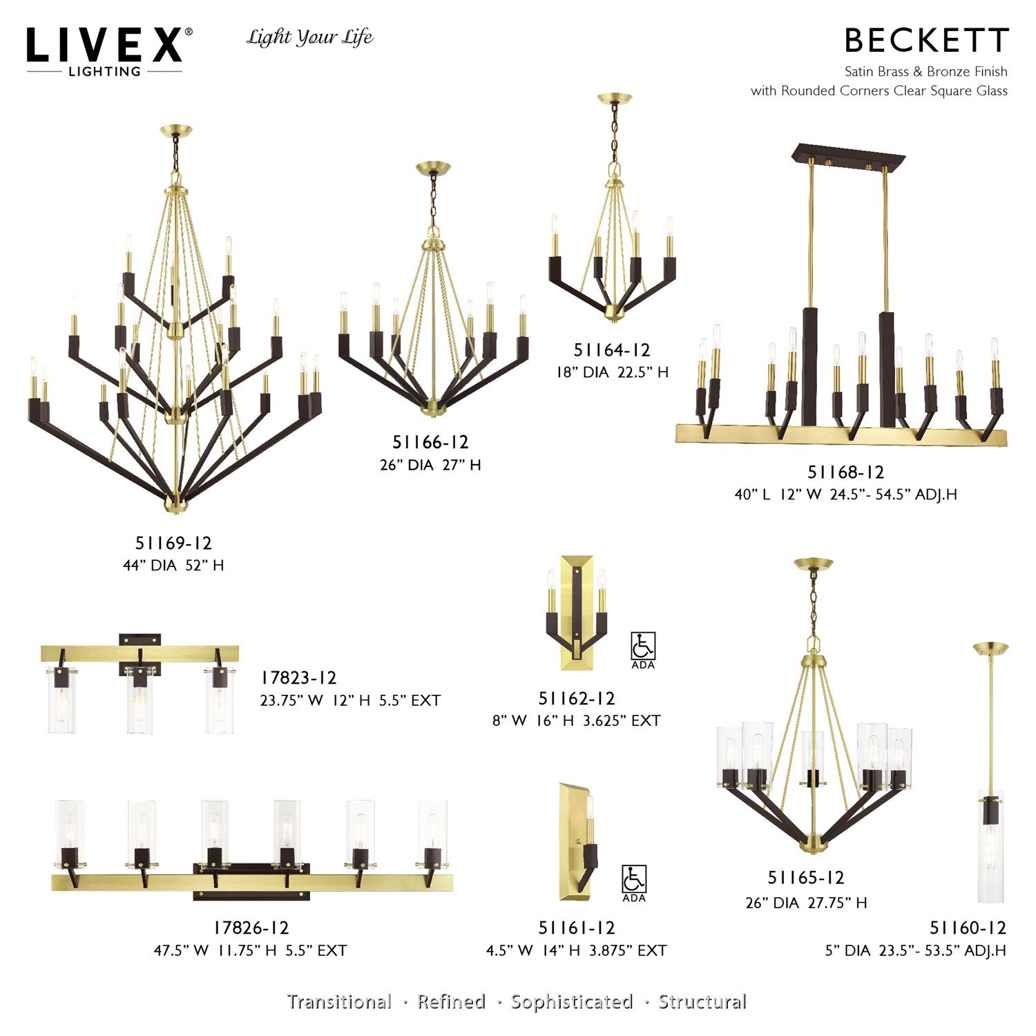 2 Light Satin Brass Ada Double Sconce