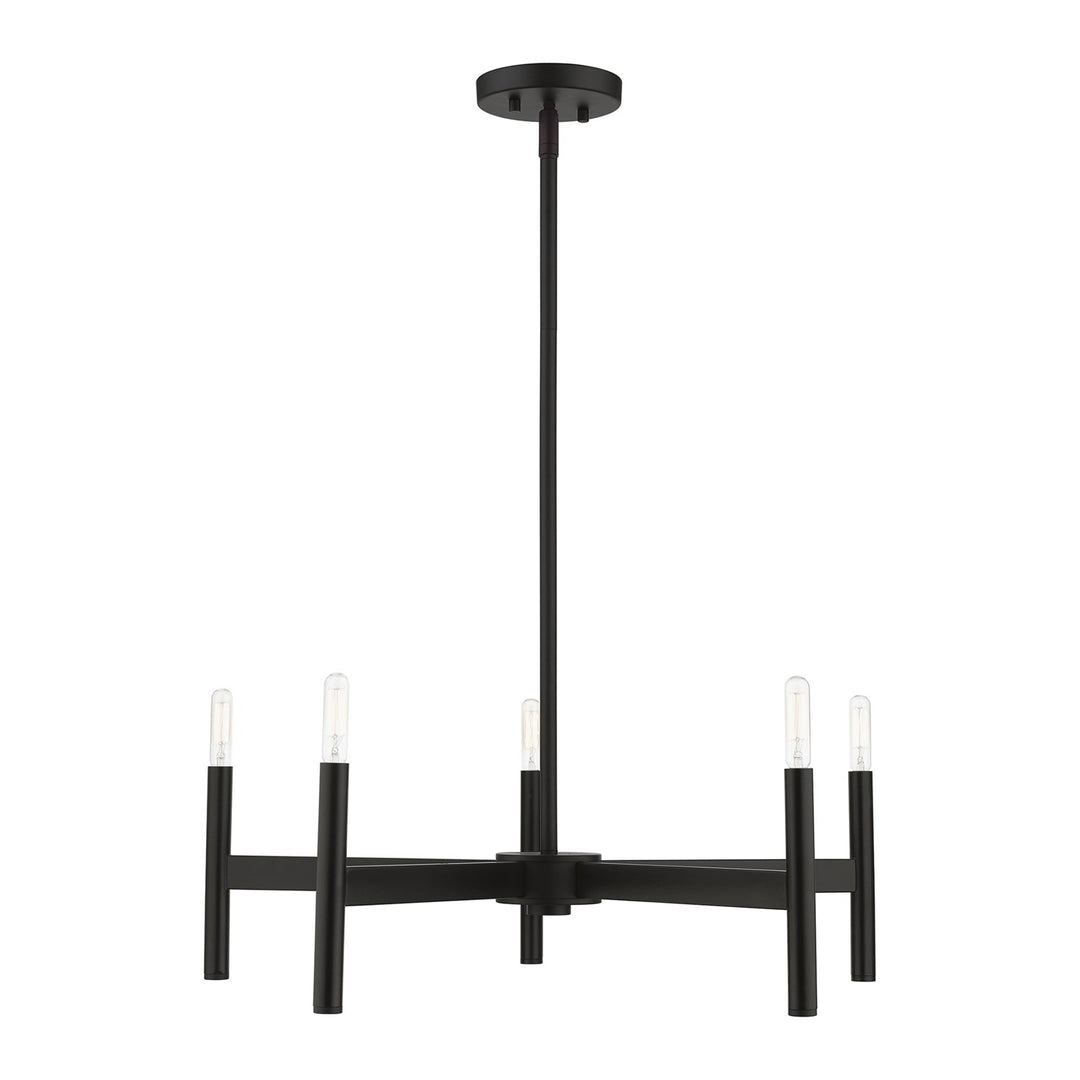 5-Light Black Chandelier by Livex Lighting