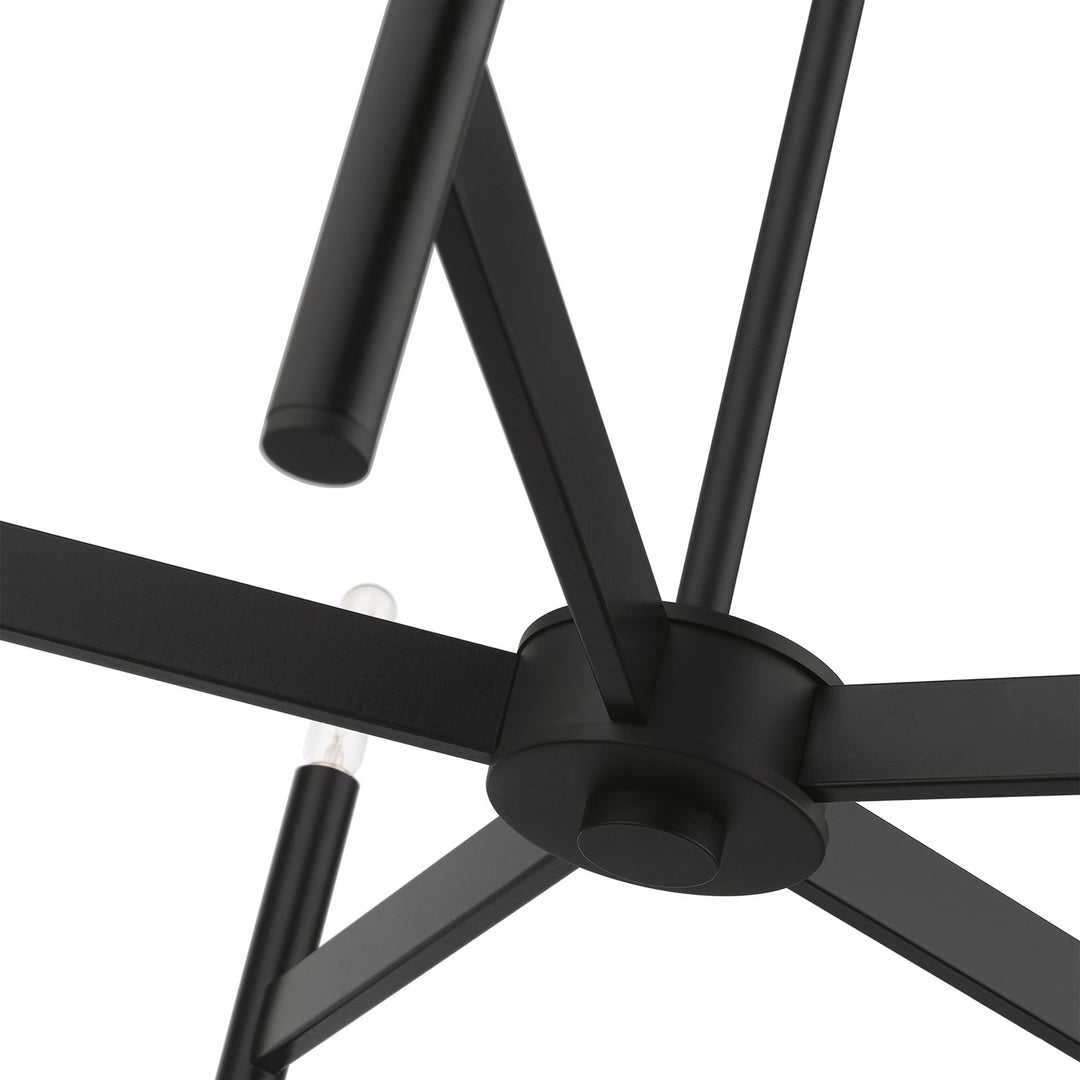 5-Light Black Chandelier