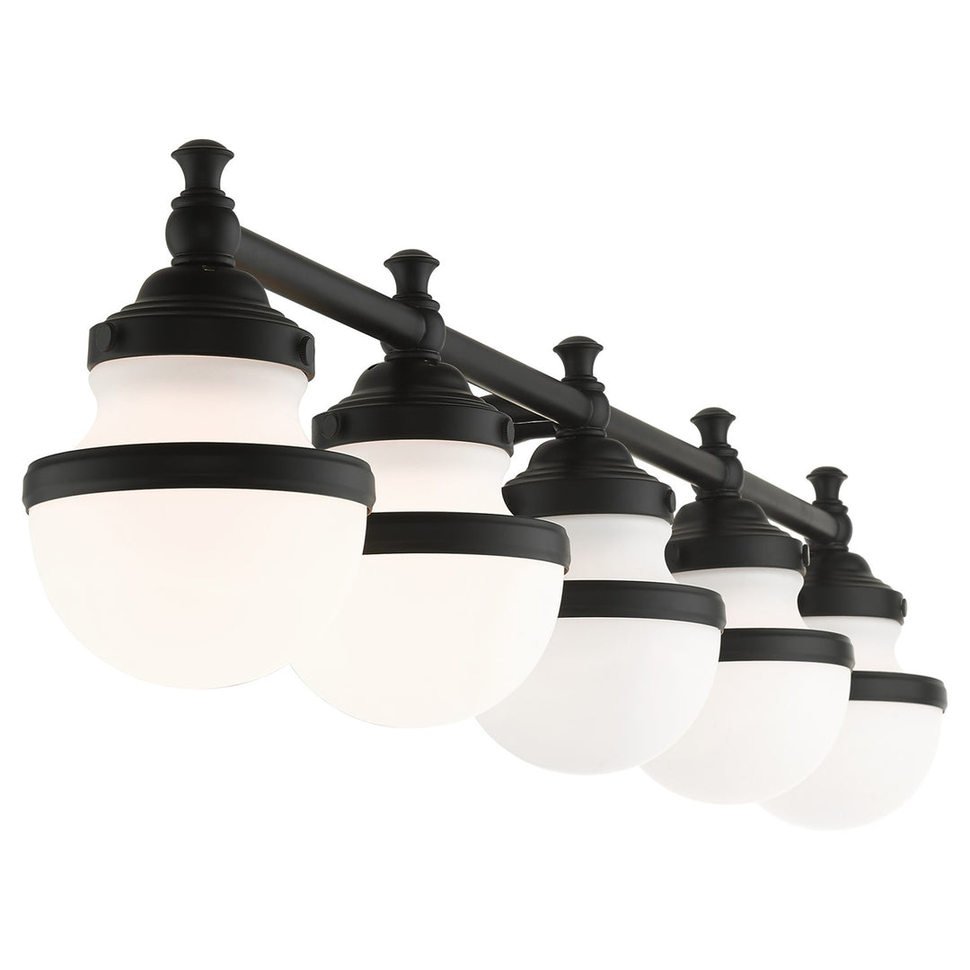 5 Light Black Bath Vanity