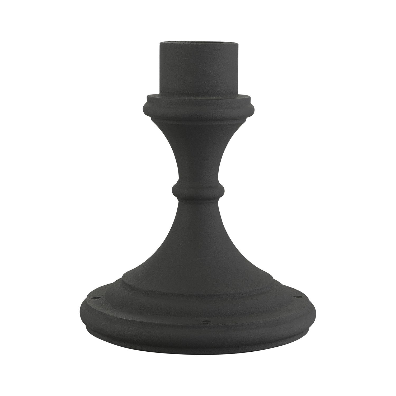 Textured Black Outdoor Pier Mount Adapter by Livex Lighting