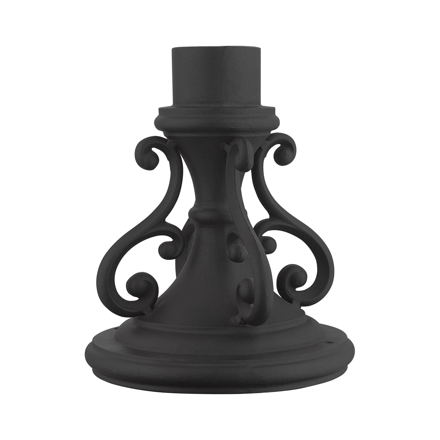 Textured Black Outdoor Piwe Mount Adapter by Livex Lighting