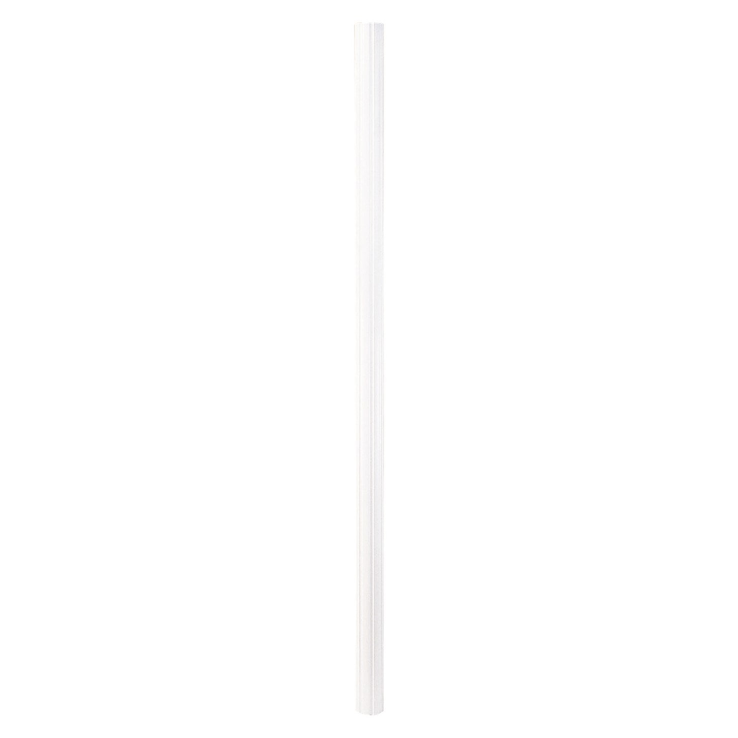 Textured White Outdoor Fluted Post by Livex Lighting