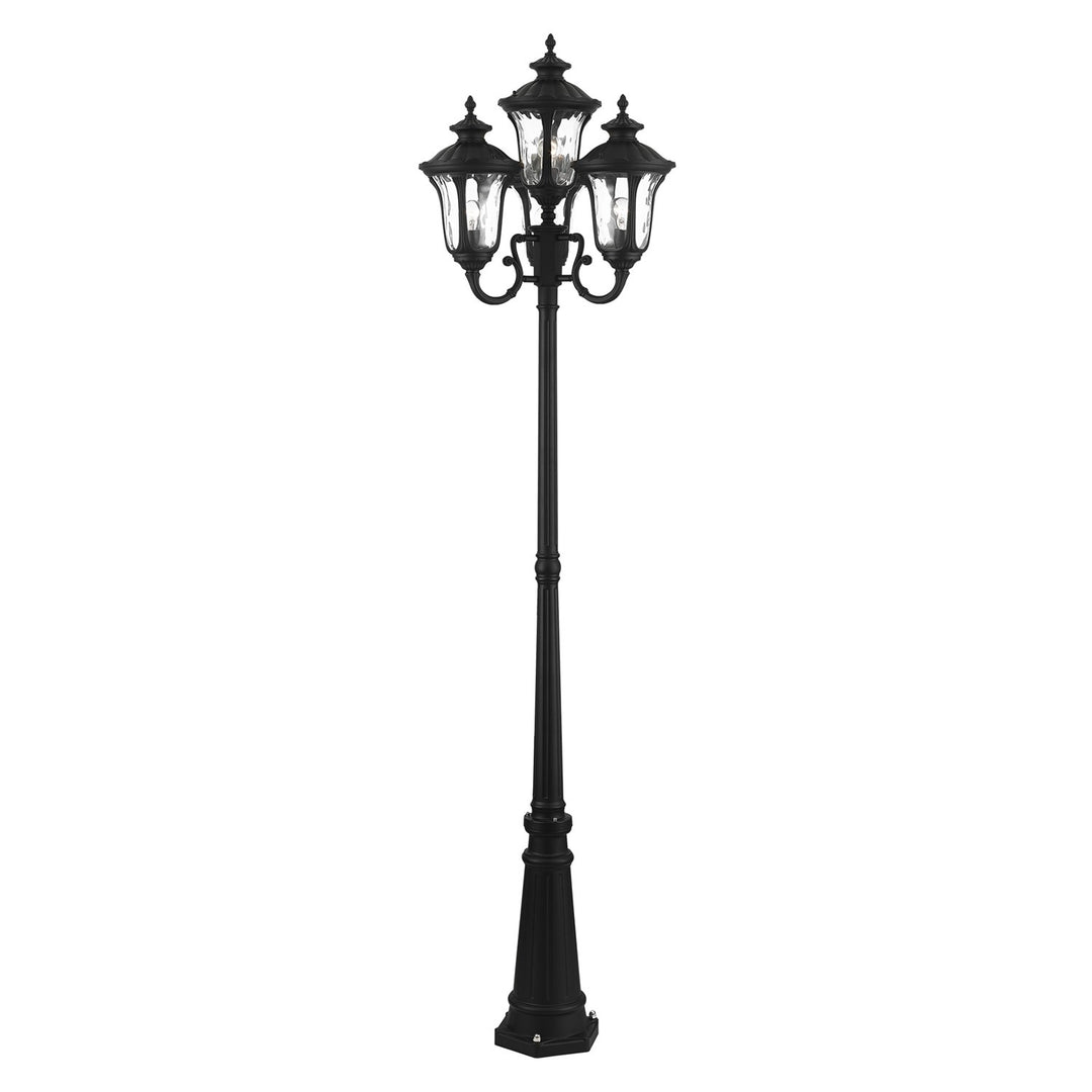 4 Light Textured Black Outdoor Post Light by Livex Lighting