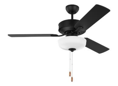 Ceiling Fan In Midnight Black With Midnight Black Blades by VC Fan Collection