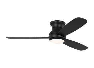 Ceiling Fan In Midnight Black With Midnight Black Blades by VC Fan Collection