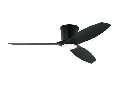 Ceiling Fan In Midnight Black With Midnight Black Blades by VC Fan Collection