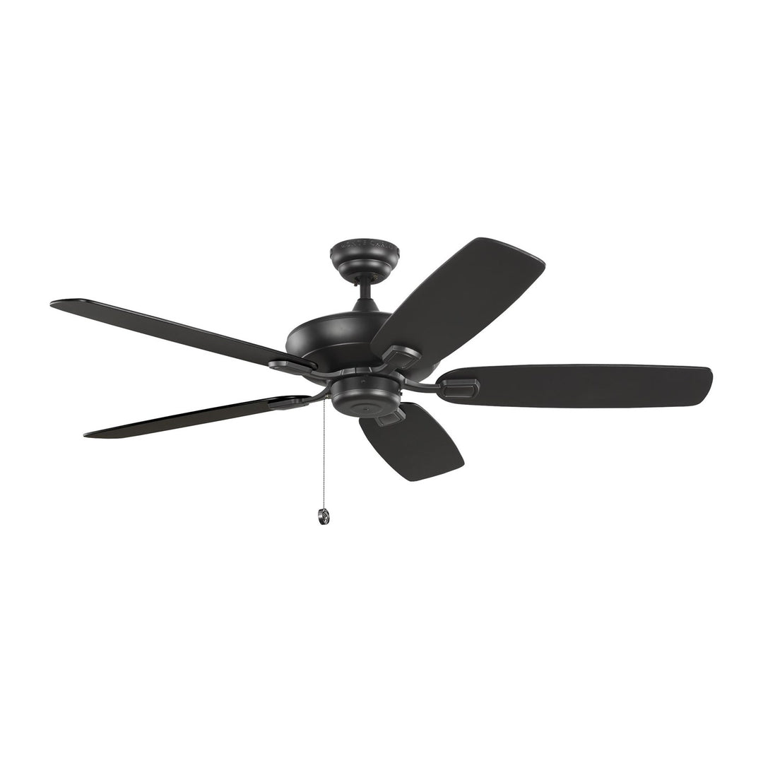 Ceiling Fan In Midnight Black With Midnight Black Blades by VC Fan Collection