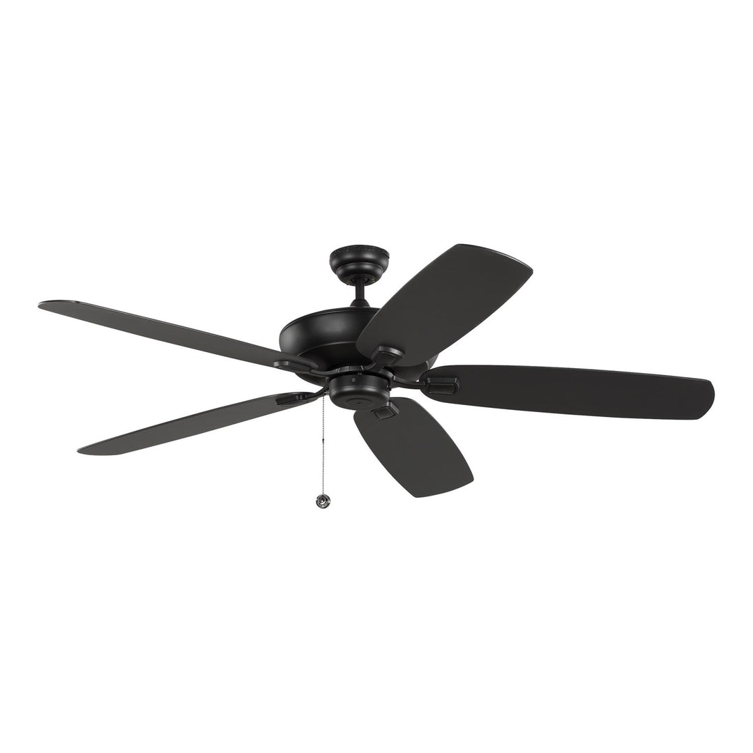 Ceiling Fan In Midnight Black With Midnight Black Blades by VC Fan Collection