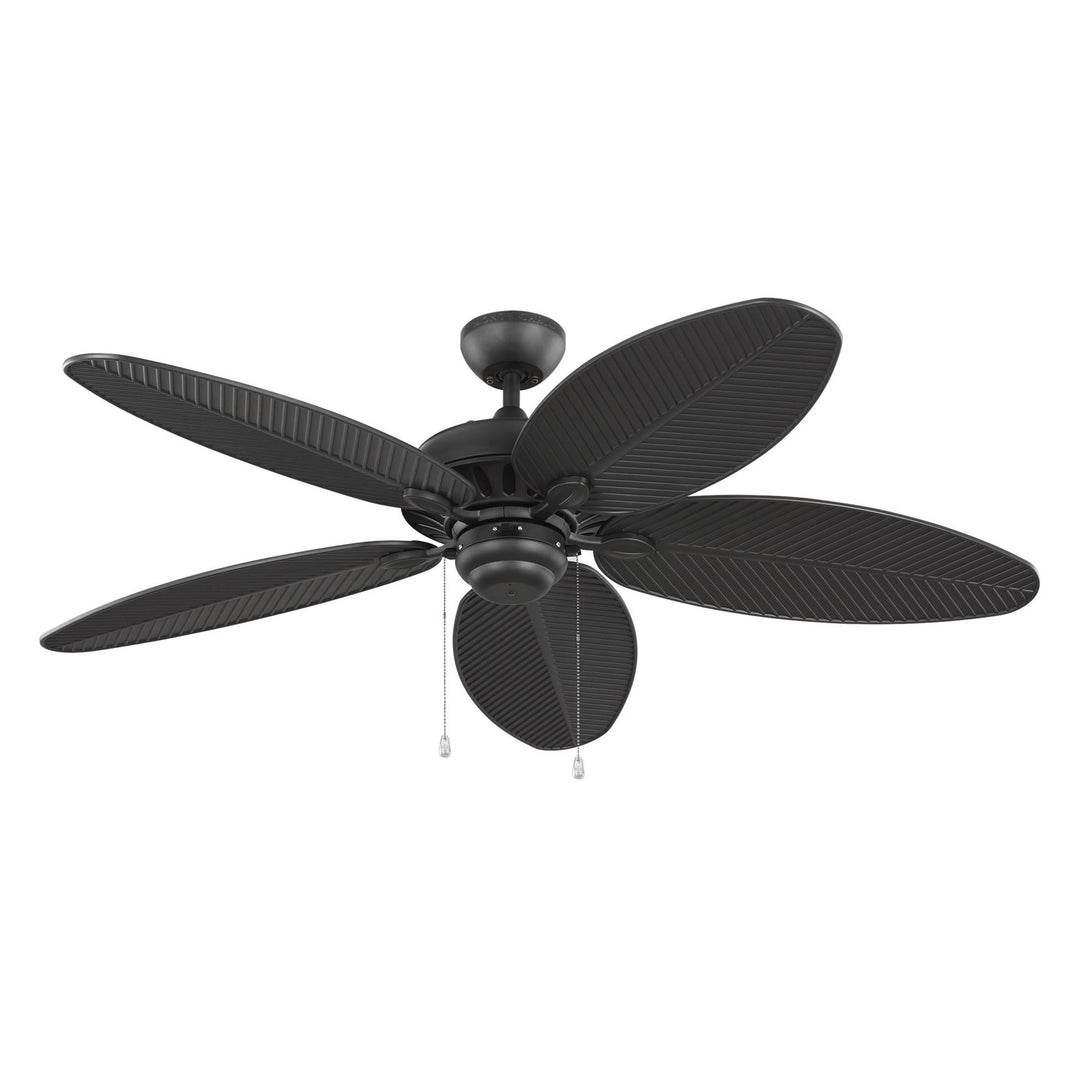 Ceiling Fan In Midnight Black With Black Blades by VC Fan Collection