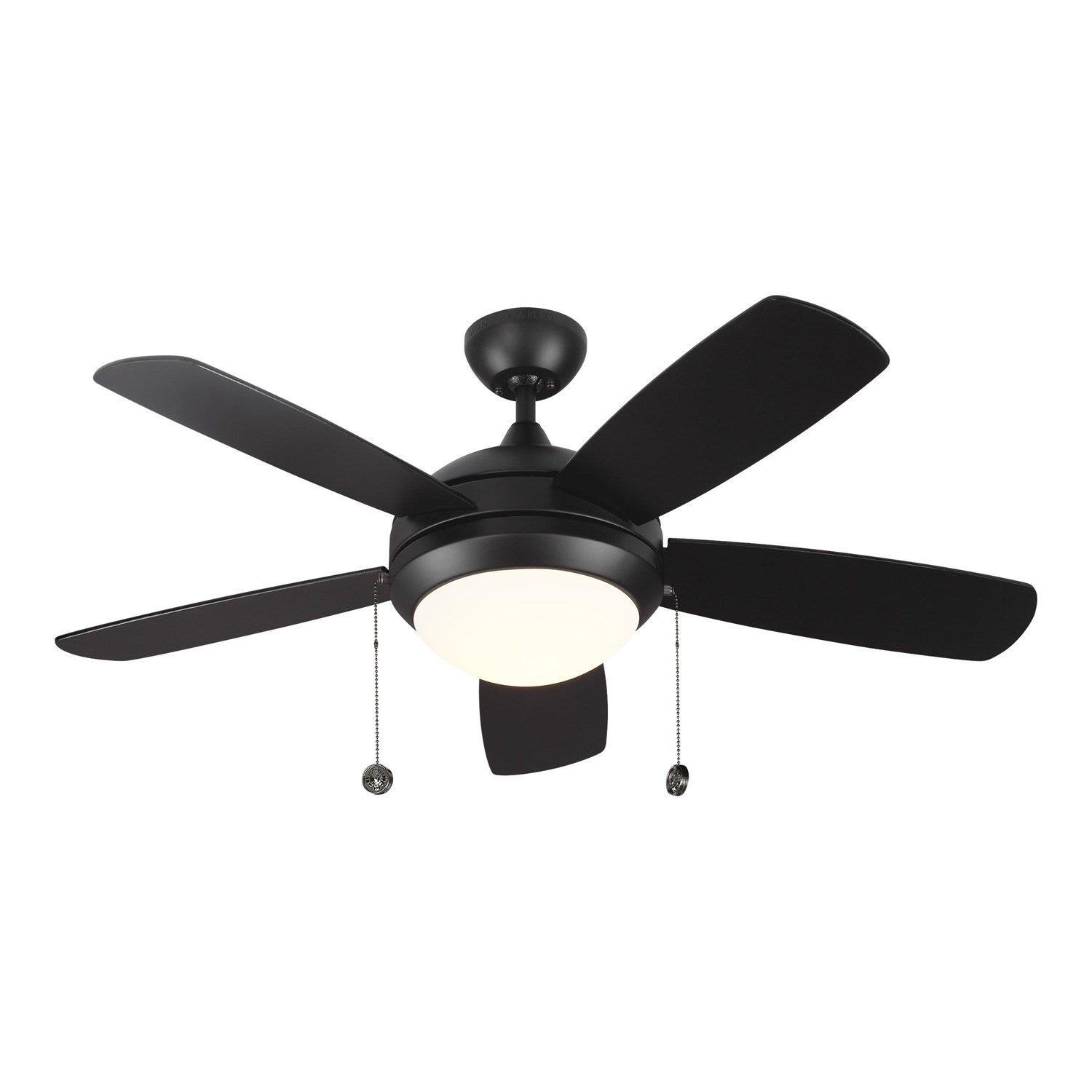 Ceiling Fan In Matte Black With Matte Black Blades by VC Fan Collection