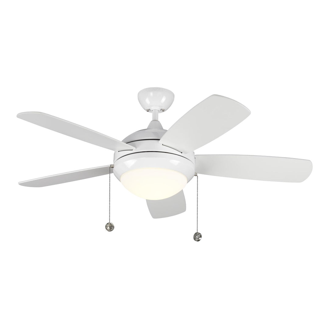 Ceiling Fan In White With White Blades by VC Fan Collection