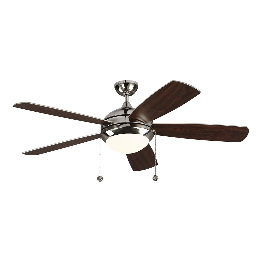 Ceiling Fan In Polished Nickel With Silver Blades by VC Fan Collection