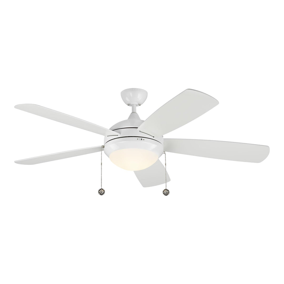 Ceiling Fan In White With White Blades by VC Fan Collection