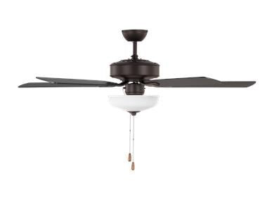 Ceiling Fan In Bronze With Bronze Blades