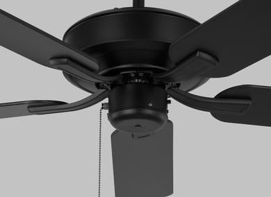 Ceiling Fan In Midnight Black With Midnight Black Blades